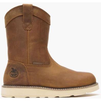 Georgia Men's Core 37 10" Steel Toe Waterproof Pull On Work Boot - Barracuda - GB00696 - Overlook Boots
