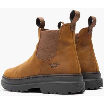Georgia Men's Superlyte 5" Soft Toe Romeo Chelsea Work Boot - Brown - GB00706 - Overlook Boots