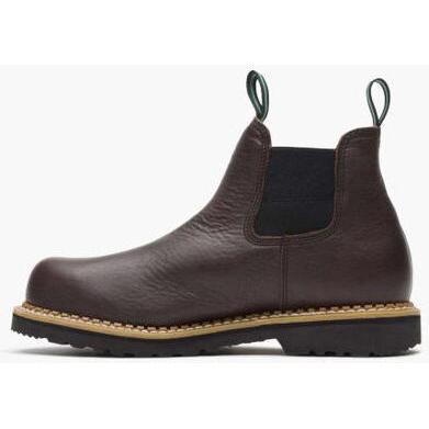 Georgia Men's Giant 5" Steel Toe Waterproof High Romeo Work Boot -Brown- GR530