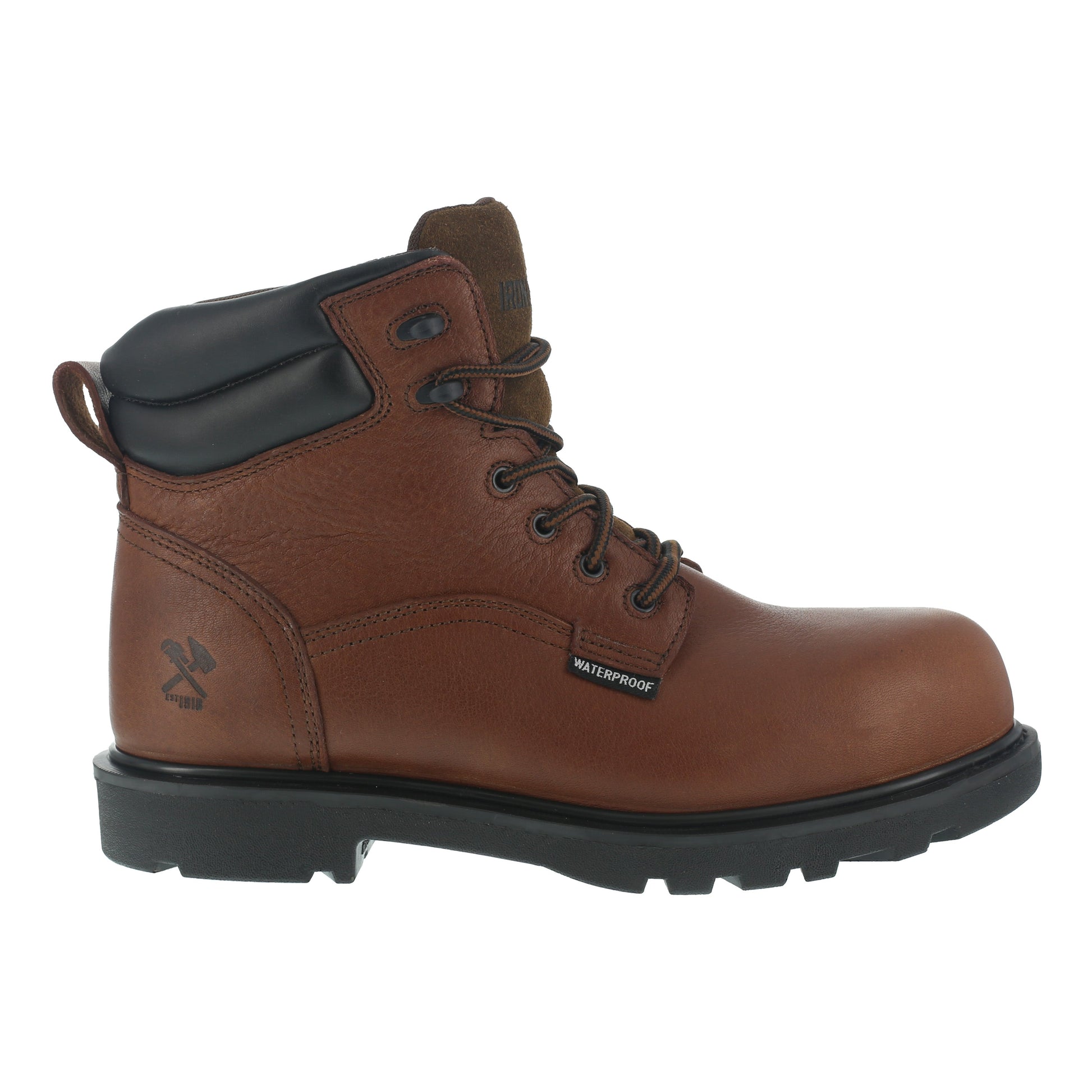 Iron Age Men's Hauler 6" Composite Toe Waterproof Work Boot - Brown - IA0160 - Overlook Boots