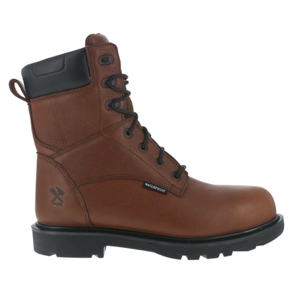 Iron Age Men's Hauler 8" Composite Toe Waterproof Work Boot - Brown - IA0180 - Overlook Boots
