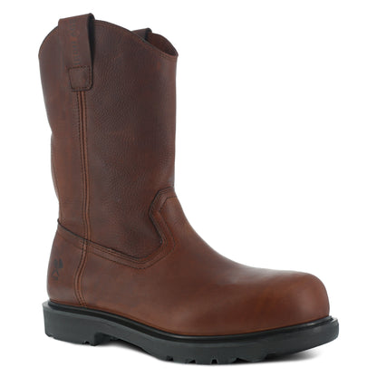 Iron Age Men's Hauler 11" Composite Toe Wellington Work Boot - Brown - IA0194 6 / Medium / Brown - Overlook Boots