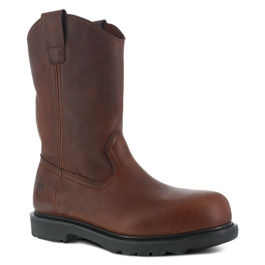 Iron Age Men's Hauler 11" Composite Toe Wellington Work Boot - Brown - IA0194 6 / Medium / Brown - Overlook Boots
