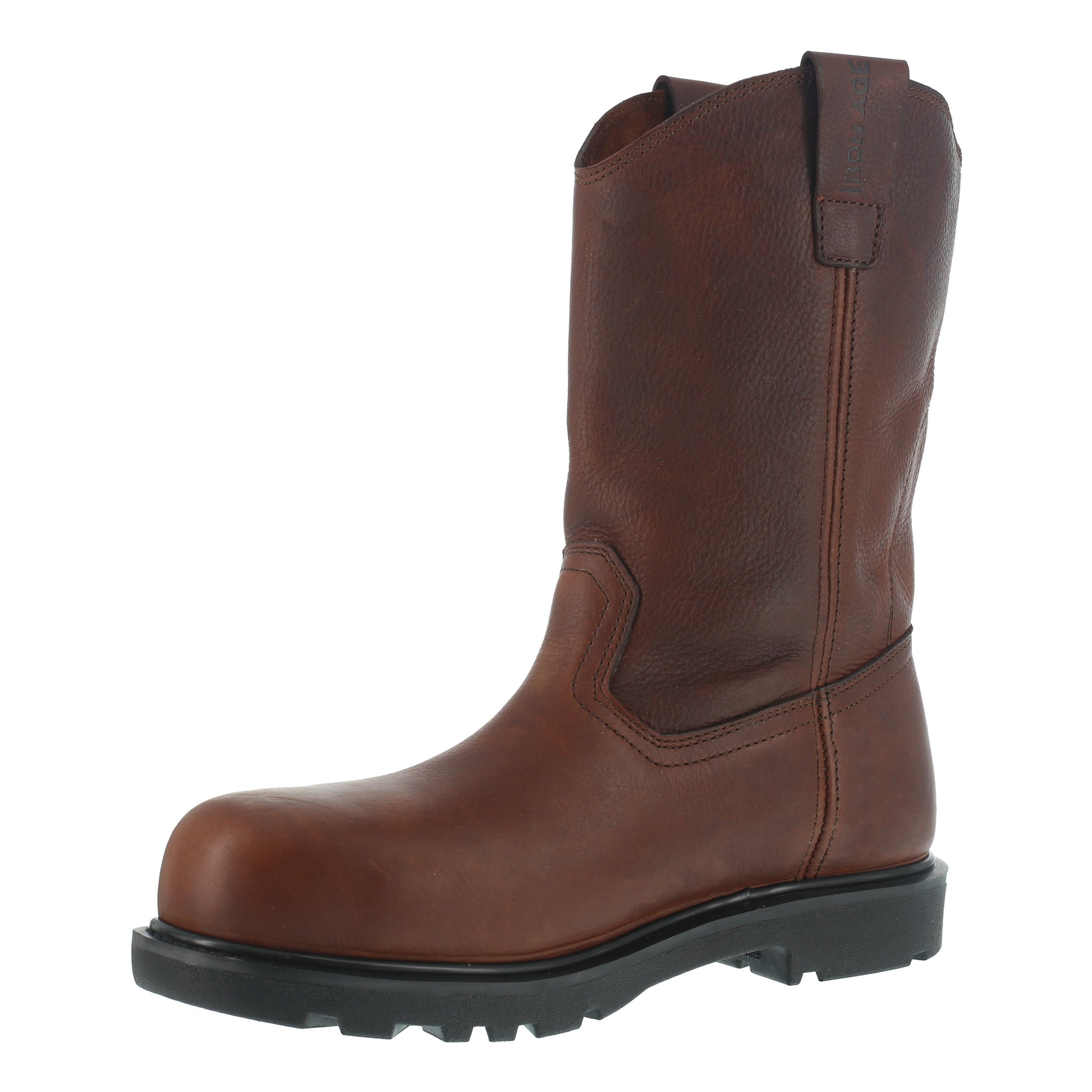 Iron Age Men's Hauler 11" Composite Toe Wellington Work Boot - Brown - IA0194 - Overlook Boots