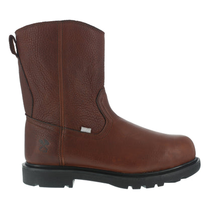 Iron Age Men's Hauler 10" Composite Toe Met Guard Wellington Work Boot - Brown - IA0195 - Overlook Boots