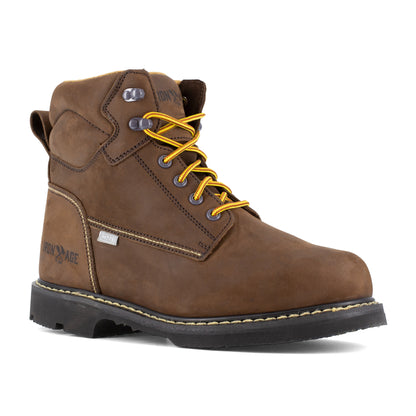 Iron Age Men's Groundbreaker 6" Steel Toe Work Boot - Brown - IA5014 6 / Medium / Brown - Overlook Boots