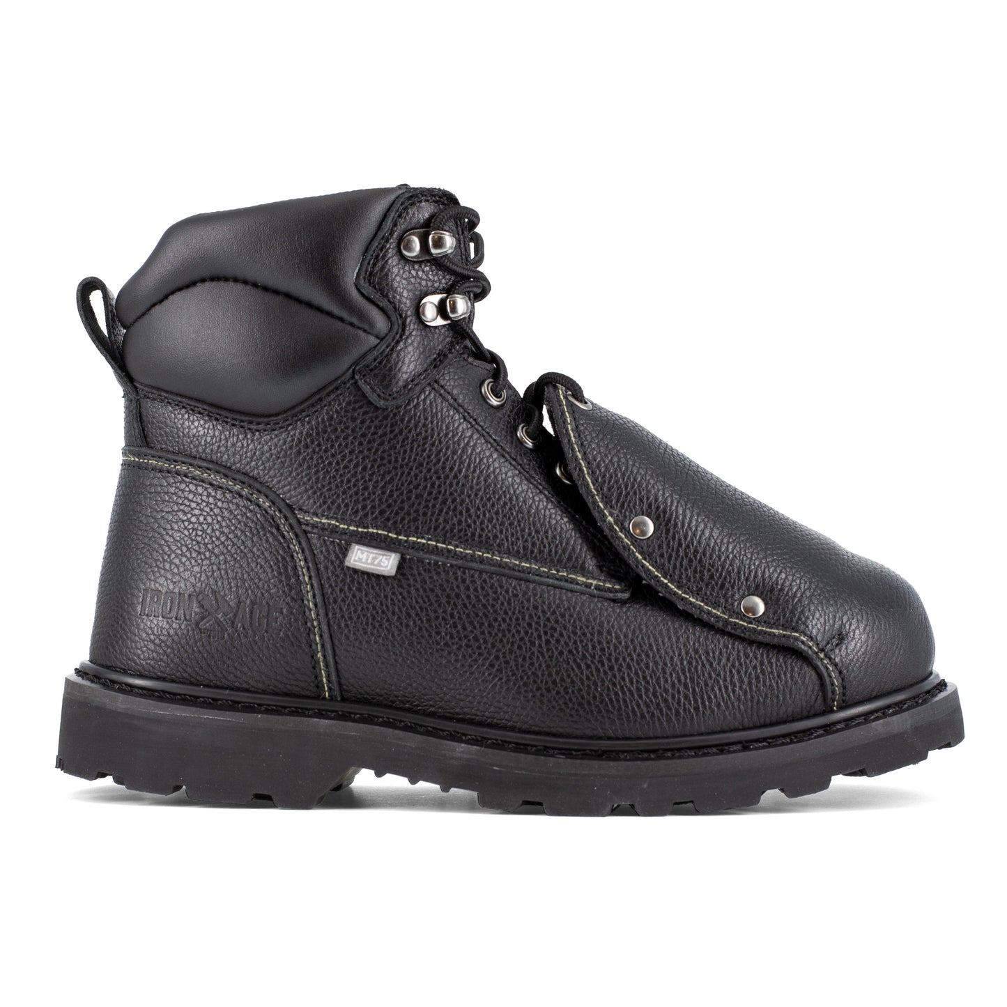 Iron Age Men's Groundbreaker 6" Steel Toe External Work Boot - Black - IA5016 - Overlook Boots