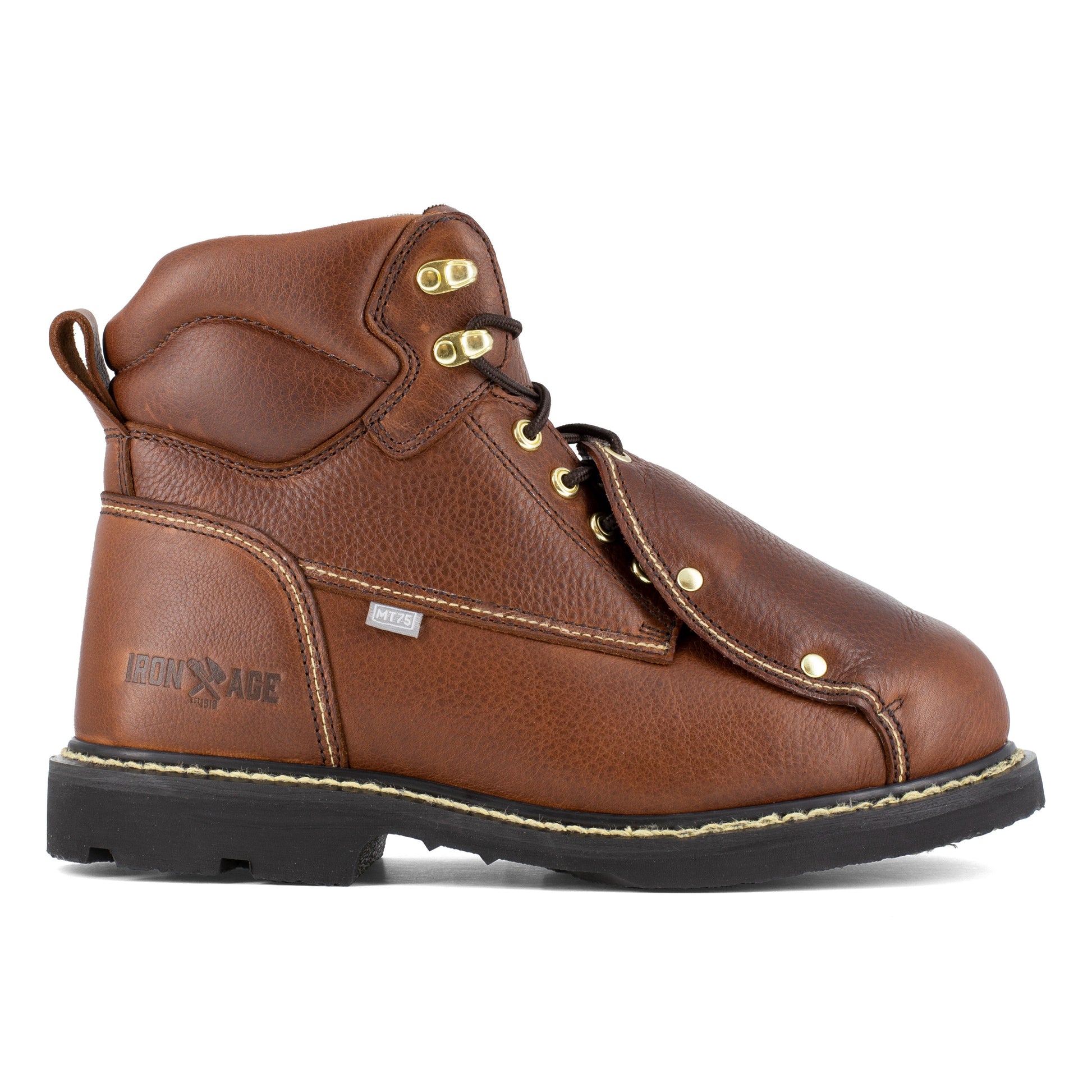 Iron Age Men's Groundbreaker 6" Steel Toe External Work Boot - Brown - IA5017 - Overlook Boots
