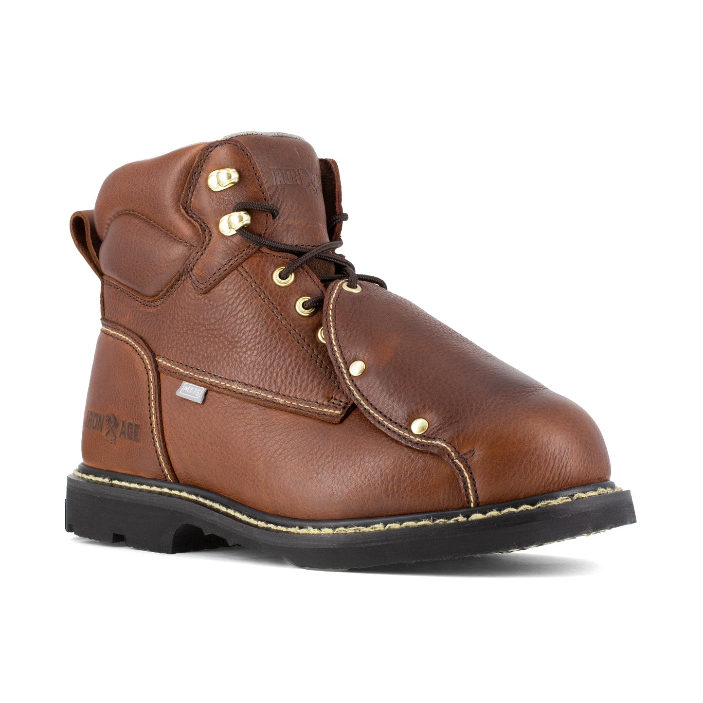 Iron Age Men's Groundbreaker 6" Steel Toe External Work Boot - Brown - IA5017 6 / Medium / Brown - Overlook Boots
