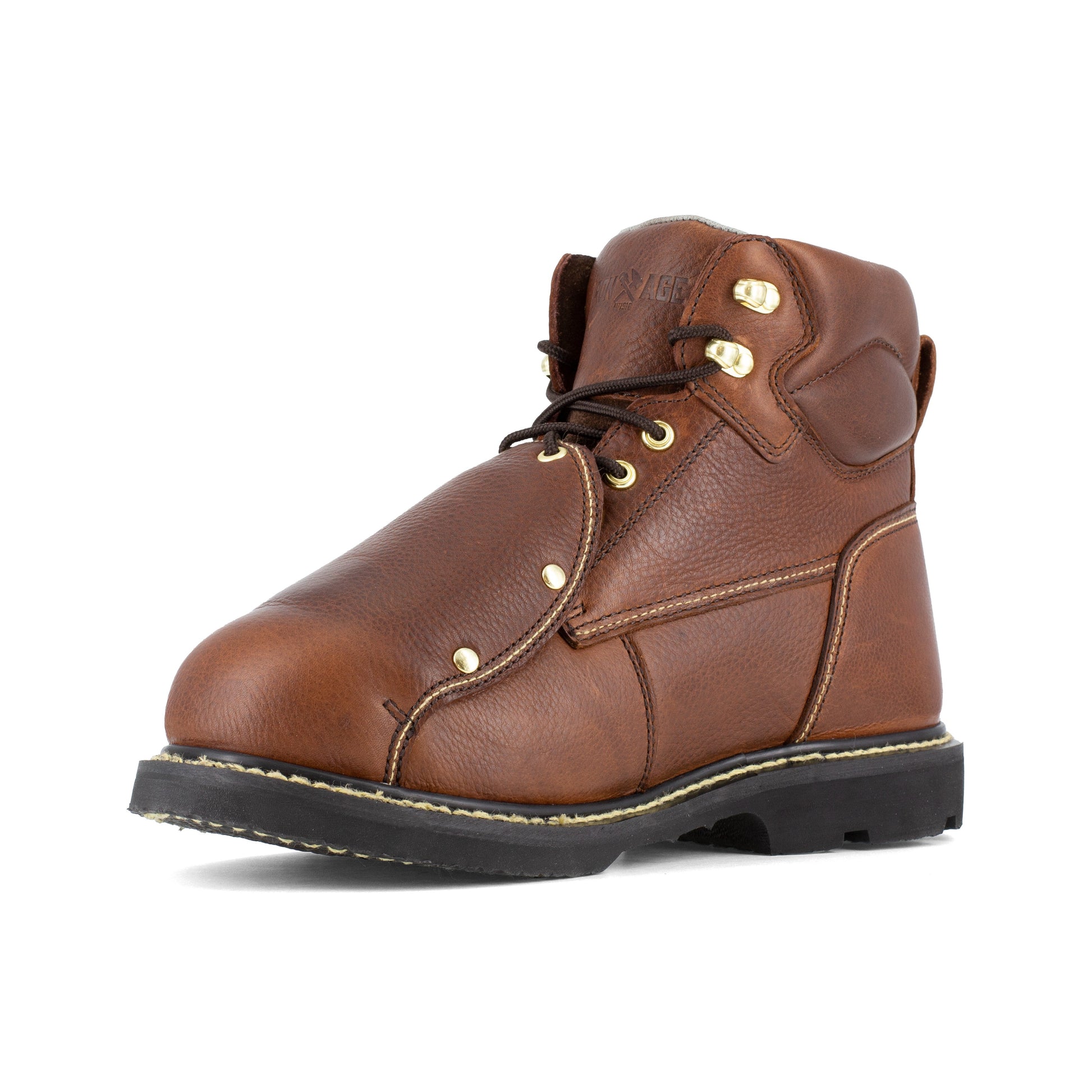 Iron Age Men's Groundbreaker 6" Steel Toe External Work Boot - Brown - IA5017 - Overlook Boots