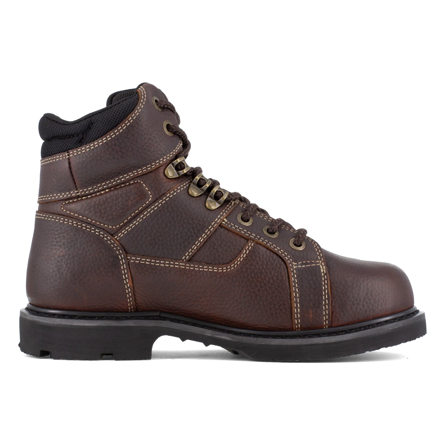 Iron Age Men's Groundbreaker 6" Steel Toe CushGuard Metguard Work Boot - Brown - IA5021 - Overlook Boots