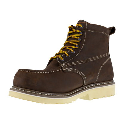 Iron Age Men's Solidifier 6" Composite Toe Waterproof Work Boot - Brown - IA5062 - Overlook Boots