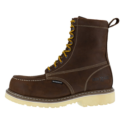 Iron Age Men's Solidifier 8" Composite Toe Waterproof Work Boot - Brown - IA5082 - Overlook Boots