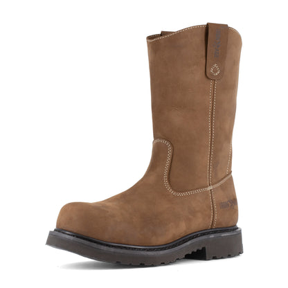 Iron Age Men's Solidifier 11" Composite Toe Pull On Wellington Work Boot - Brown - IA5095 - Overlook Boots