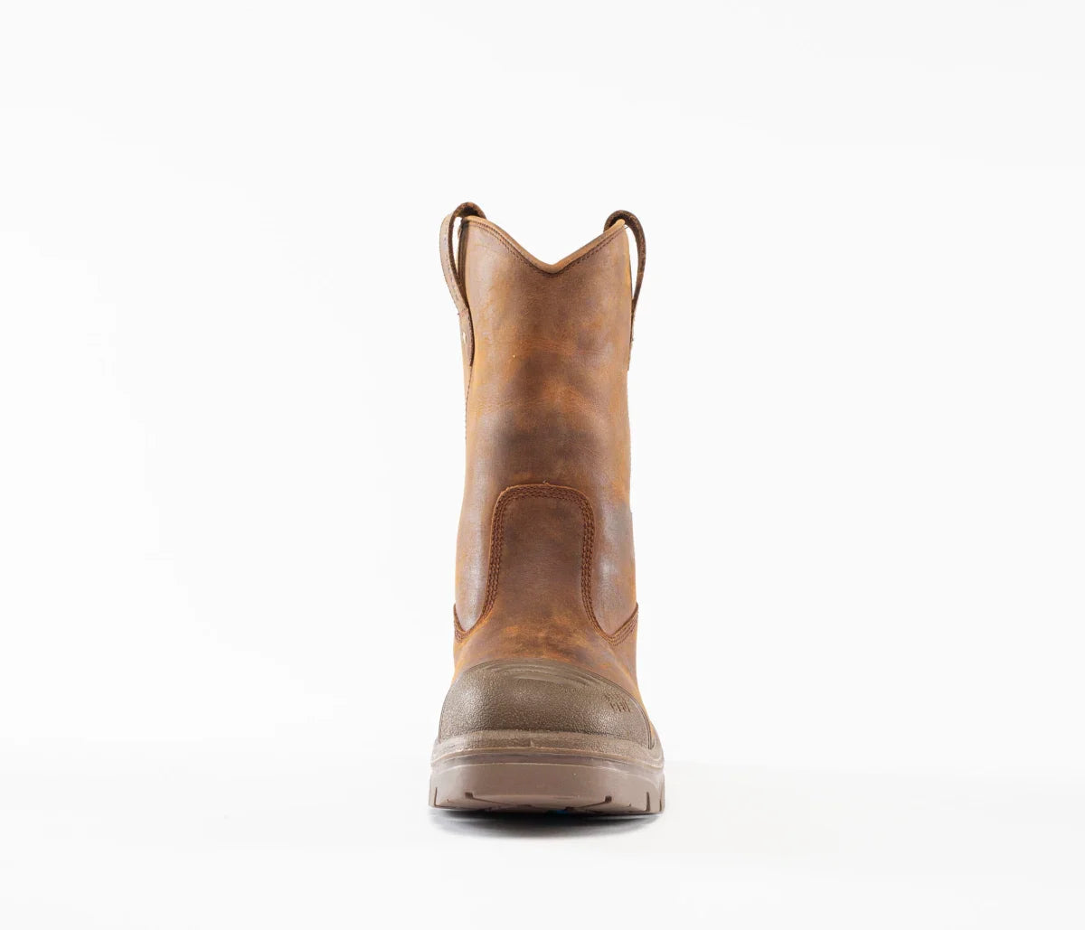 Steel Blue Men's Heeler Scuff 10" Steel Toe WP Work Boot- Brown- 812965 - Overlook Boots