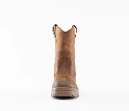 Steel Blue Men's Heeler Scuff 10" Steel Toe WP Work Boot- Brown- 812965 - Overlook Boots