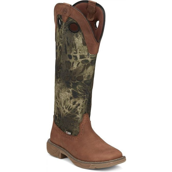 Justin Women's Rush Strike 17" Western Work Boot -Brown- SE4361  - Overlook Boots