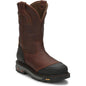 Justin Men's Warhawk II 11" Waterproof Composite Toe Western Work Boot -Brown- WK2152 7 / Medium / Brown - Overlook Boots