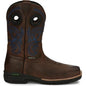 Justin Men's Nitread 11" Nano Composite Toe Western Work Boot -Brown- CR3204 8 / Medium / Brown - Overlook Boots