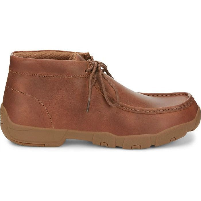 Justin Men's Cappie 4" Moc Toe Work Shoe -Sand Tan- SE241 8 / Medium / Tan - Overlook Boots