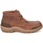 Justin Men's Crafton 4" Moc Toe Waterproof Work Shoe -Brown- SE251 8 / Medium / Brown - Overlook Boots