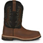Justin Men's Bolt 11" Nano Composite Toe Western Work Boot -Brown- SE4113 8 / Medium / Brown - Overlook Boots
