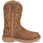 Justin Men's Rush 11" Steel Toe Waterproof Western Work Boot -Tan- SE4340 8 / Medium / Tan - Overlook Boots