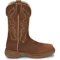 Justin Women's Rush 11" Nano Composite Toe Waterproof Western Work Boot -Tan- SE4352 6 / Medium / Tan - Overlook Boots