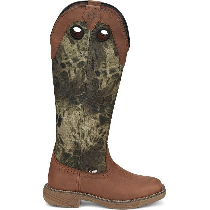 Justin Women's Rush Strike 17" Western Work Boot -Brown- SE4361 6 / Medium / Brown - Overlook Boots