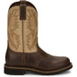Justin Men's Superintendent 11" Western Work Boot -Brown- SE4660 8 / Medium / Brown - Overlook Boots