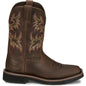 Justin Men's Driller 11" Waterproof Western Work Boot -Tan- SE4689 8 / Medium / Brown - Overlook Boots