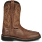 Justin Men's Handler 11" Composite Toe Western Work Boot -Brown- SE4824 8 / Medium / Brown - Overlook Boots