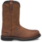 Justin Men's Drywall 10" Steel Toe Waterproof Western Work Boot -Brown- SE4961 8 / Medium / Brown - Overlook Boots