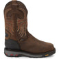 Justin Men's Driscoll 11" Steel Toe Metguard Western Work Boot -Brown- WK2112 8 / Medium / Brown - Overlook Boots
