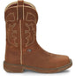 Justin Men's Rush 11" Waterproof Western Work Boot -Tan- WK4330 8 / Medium / Tan - Overlook Boots