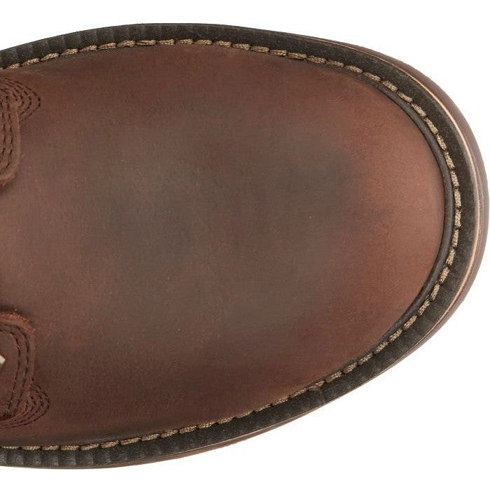 Justin Men's Resistor 6" Waterproof Lace Up Western Work Boot -Brown- CR401 - Overlook Boots