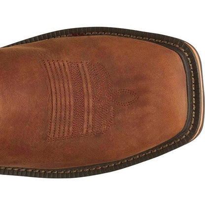 Justin Men's Resistor 11" Nano Composite Toe Western Work Boot -Blue - CR4010 - Overlook Boots