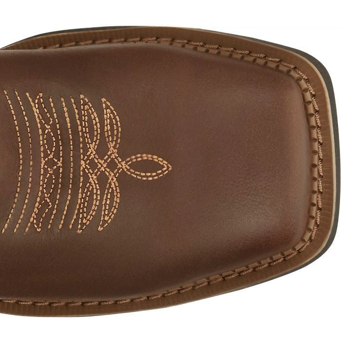 Justin Women's Chisel 8" Nano Composite Toe Western Work Boot -Brown- GY9960 - Overlook Boots