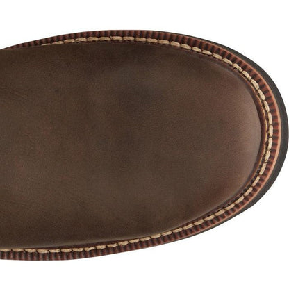 Justin Men's Carbide 11" Waterproof Steel Toe Western Work Boot -Brown- OW4458 - Overlook Boots