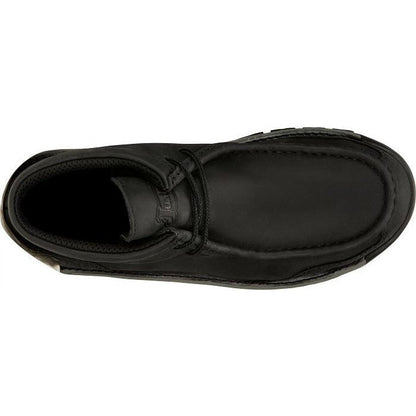 Justin Men's Crafton 4" Alloy Moc Toe Western Work Boot -Black- SE250  - Overlook Boots