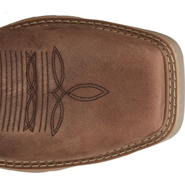 Justin Men's All Round 11" Steel Toe Western Work Boot -Brown- SE3110  - Overlook Boots