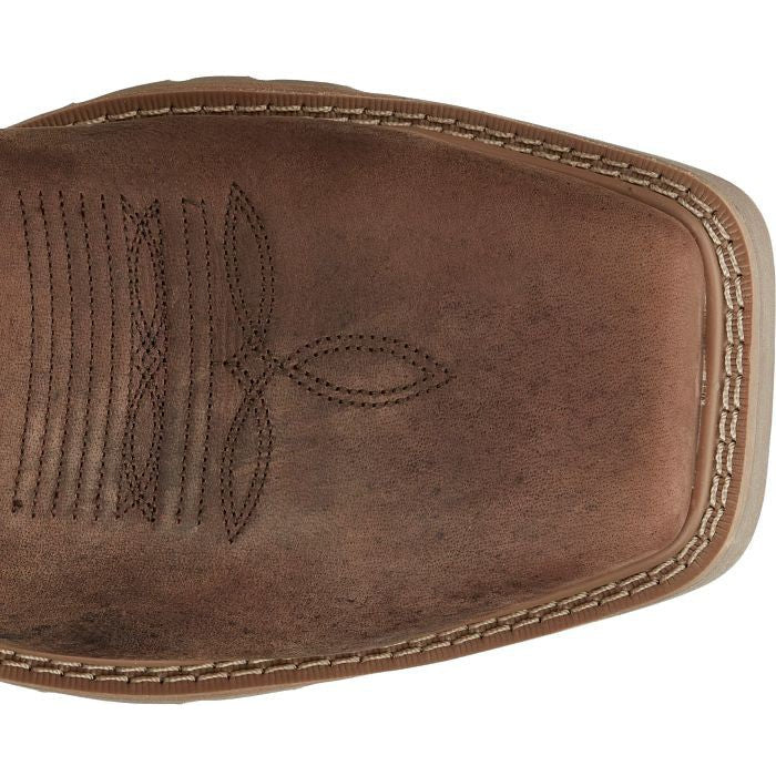 Justin Men's All Round 10" Waterproof Steel Toe Western Work Boot -Brown- SE3115 - Overlook Boots