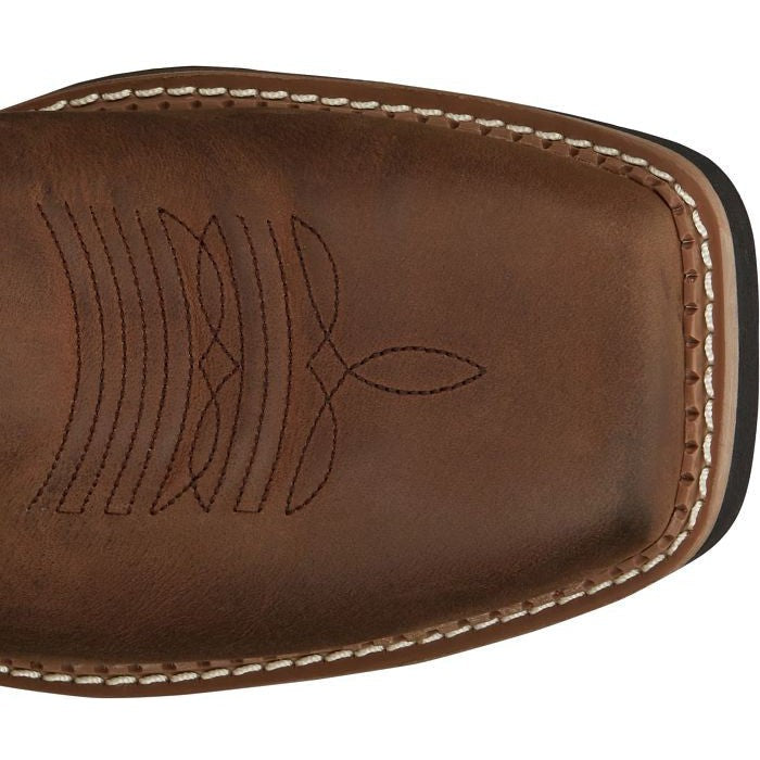 Justin Men's Bolt 11" Nano Composite Toe Western Work Boot -Brown- SE4113 - Overlook Boots