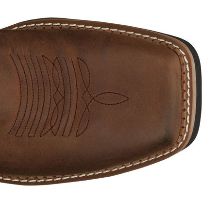 Justin Men's Bolt 11" Nano Composite Toe Western Work Boot -Brown- SE4113 - Overlook Boots