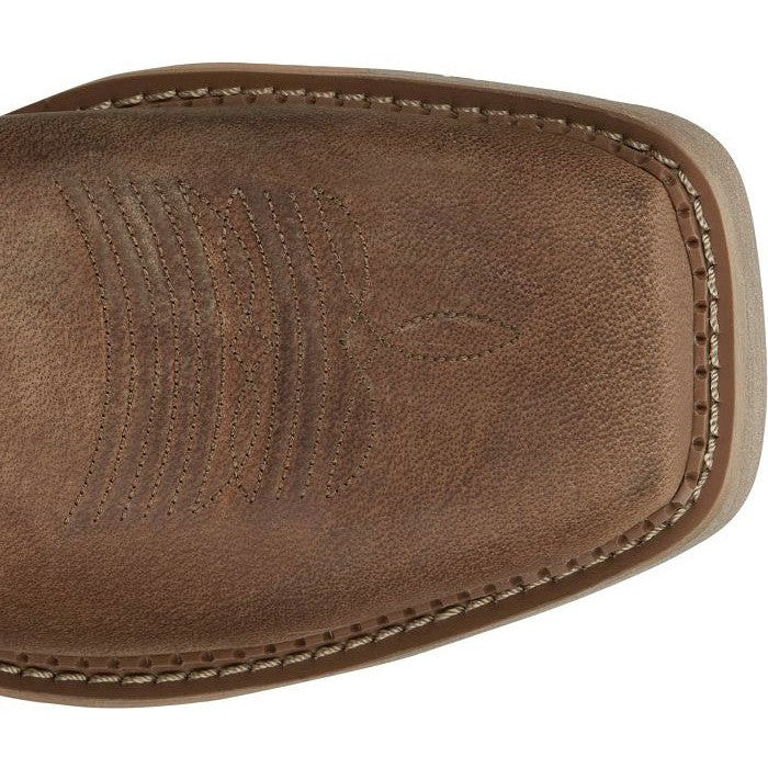 Justin Men's Bolt 11" Square Toe Western Work Boot -Tan- SE4114  - Overlook Boots