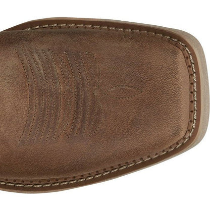 Justin Men's Bolt 11" Square Toe Western Work Boot -Tan- SE4114  - Overlook Boots