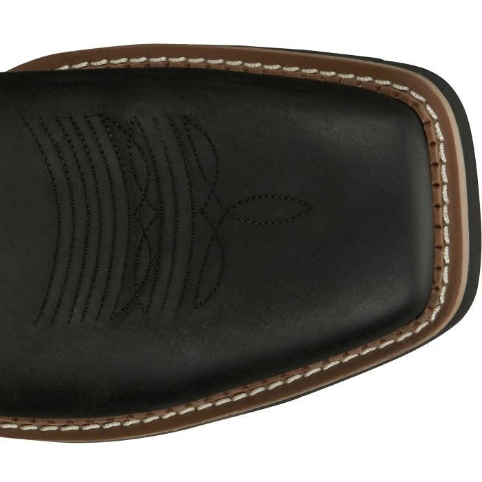 Justin Men's Bolt 11" Composite Toe Western Work Boot -Black- SE4117 - Overlook Boots