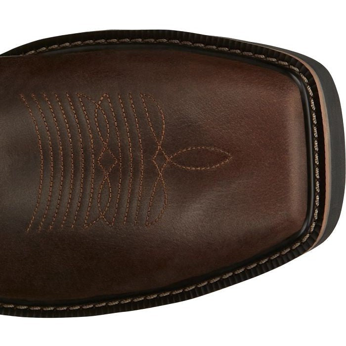 Justin Men's Actuator 11" Composite Toe Western Work Boot -Brown- SE4300 - Overlook Boots