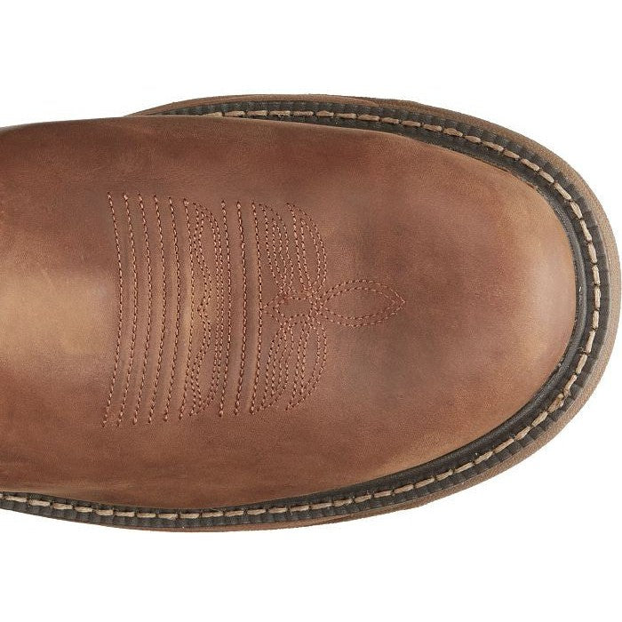 Justin Men's Rush 11" Nano Composite Toe Western Work Boot -Brown- SE4334 - Overlook Boots