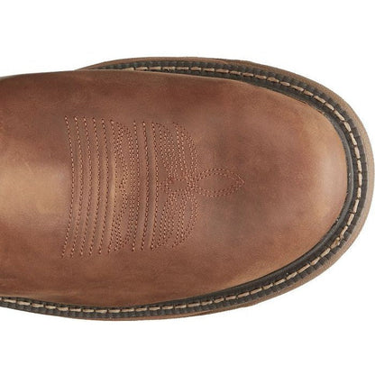 Justin Men's Rush 11" Nano Composite Toe Western Work Boot -Brown- SE4334 - Overlook Boots